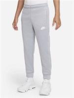 NIKE Boys Grey & White Repeat Logo Tracksuit Pants Joggers 10-12 Years BNWT