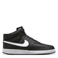 Nike Court Vision Mid Womens Black Trainers - Size UK5.5 EU39 /REFH29
