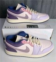 Nike Air Jordan 1 Low Light Soft/pink plum Trainers Size 9.5