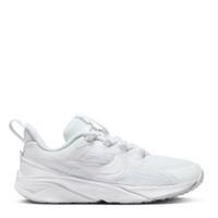 Nike Star Runner 4 Trainers Infants Unisex White Size UK 10C (RefD11)