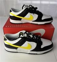 Nike Dunk Low Black, Yellow,white Brand New Shoes Size12 US13 Box Has No LiD