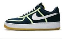 Nike Air Force 1 07 PRM Armory Navy White CI9349 400 Bnib UK 4 Lady Trainers Men