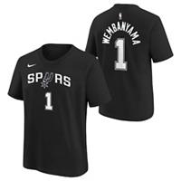 Spurs Basketball T-Shirt Kid's Nike NBA T-Shirt - Wembanyama - New - 14-16 Years Regular