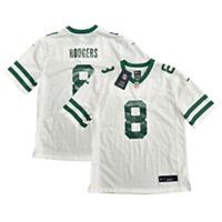 New York Jets Jersey Kid's Nike NFL Road Top - Rodgers 8 - New - 14-16 Years Loose