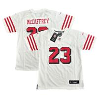 San Francisco 49ers Jersey Kid's Nike NFL Top - McCaffrey 23 - New - 10-12 Years Oversized