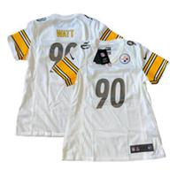Pittsburgh Steelers NFL Jersey Nike Women's Road Top - Watt 90 - New - L Loose