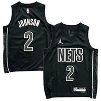 Brooklyn Nets Kid's Jersey NBA Jordan Statement - Johnson 2 - New - 8 Years Regular