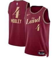 Cleveland Cavaliers Kid's Jersey NBA Nike City Top - Mobley - New - 8 Years Regular