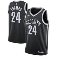 Brooklyn Nets Kid's Jersey NBA Nike Icon Top - Thomas 24 - New - 10-12 Years Regular