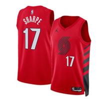 Portland Trail Blazers Jersey Kid's NBA Jordan Statement - Sharpe - New - 8 Years Regular