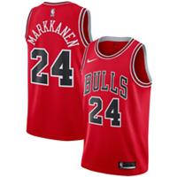 Chicago Bulls Kid's Jersey NBA Nike Icon Jersey - Markkanes 24 - New - 18-20 Years Regular