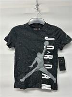 Boys Nike Air Jordan Basketball Black T-Shirt Size 5-6 Years Brand New