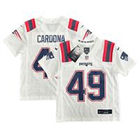 New England Patriots Jersey Nike Kid's NFL Road - Cardona 49 - New - 8 Years Loose