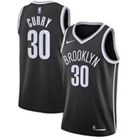 Brooklyn Nets Kid's Jersey Nike NBA Icon Top - Curry 30 - New - 8 Years Regular
