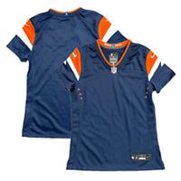 Denver Broncos NFL Jersey Women's Nike Plain Alternate Top - New - S Loose