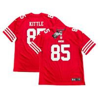 San Francisco 49ers Jersey Kid's Nike NFL Home Top - Kittle - New - 18-20 Years Loose