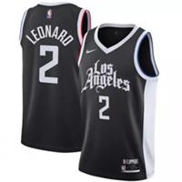 Los Angeles Clippers Jersey Kid's NBA Nike City 2021 - Leonard 2 - New - 8 Years Regular