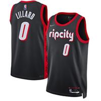 Portland Trail Blazers Jersey Kid's NBA Nike City 2021 - Lillard - New - 8 Years Regular