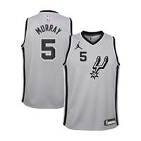 San Antonio Spurs Jersey Kid's Jordan NBA Statement - Murray 5 - New - 14-16 Years Regular