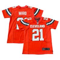 Cleveland Browns NFL Jersey Kid's Nike Alternate Top - Ward - New - 8 Years Loose