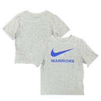 Golden State Warriors T-Shirt Kid's NBA Nike Swoosh Top - New - 7 Years Regular