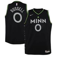 Minnesota Timberwolves Kid's Jersey NBA Nike City - Russell - New - 8 Years Regular