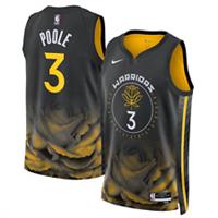 Golden State Warriors Jersey Kid's NBA Nike City - Poole 3 - New - 18-20 Years Regular