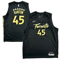 Toronto Raptors Kid's Jersey NBA Nike City Top - Banton - New - 18-20 Years Regular