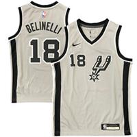 San Antonio Spurs Jersey Kid's NBA Nike Statement Top - Belinelli - New - 14-16 Years Regular
