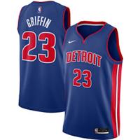 Detroit Pistons Kid's Jersey NBA Nike Icon Top - Griffin 23 - New - 14-16 Years Regular