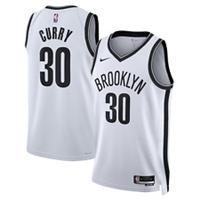 Brooklyn Nets Kid's Jersey NBA Nike Association - Curry 30 - New - 10-12 Years Regular