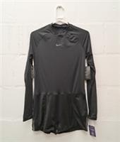 NIKE DRI FIT Black All In One Workout Running Yoga Open Back Romper Size L BNWT - One Size Regular