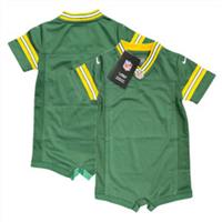 Green Bay Packers Babygrow Nike NFL Baby Home Plain Romper - New