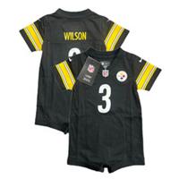 Pittsburgh Steelers NFL Babygrow (Size 12M) Nike Home Romper - Wilson 3 - New - 12 Months Regular