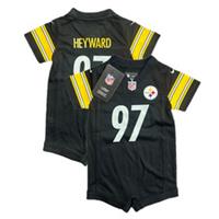 Pittsburgh Steelers NFL Babygrow (Size 3-6M) Nike Home Romper - Heyward 97 - New - 3-6 Months Regular