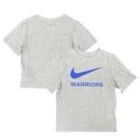 Golden State Warriors T-Shirt (Size 5-6y) Kid's NBA Nike Swoosh Top - New - 5-6 Years Regular