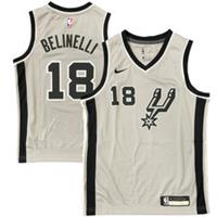 San Antonio Spurs Jersey (Size 14-16y) NBA Nike Statement Top - Belinelli - New - 14-16 Years Regular