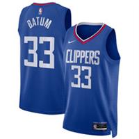 Los Angeles Clippers Jersey Kid's NBA Nike Icon Top - Batum - New - 10-12 Years Regular