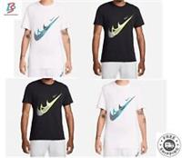 Nike T shirt Cotton Men's Moto Shirt Casual Crewneck Sportswear Embroidered Tee - M Regular