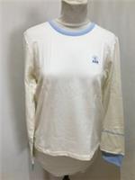 Nike Womens Top Size L (12-14) Long Sleeve Lightweight Sweater Ivory Vintage New