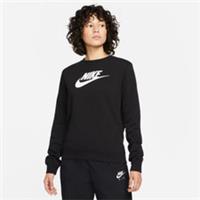 Nike Womens Sportswear Essential NSW Fleece Crew Sweater - Black / XS - XS Regular