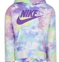 Nike Club Fleece Hoodie Juniors Girls Multicoloured Size UK 3-4 Years (RefX23)