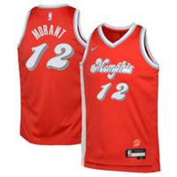 Memphis Grizzlies Kid's Jersey NBA Nike City Top - Morant - New - 14-16 Years Regular