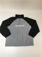 Nike Air Track Jacket Boys Size S (8-10yrs) Pullover Qtr Zip Grey/Black BNWT