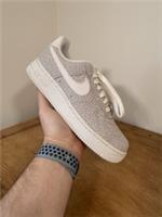 Nike Air Force 1 PRM Size UK 4.5 W Metallic Silver / Sail US 7 EU 38 Brand New