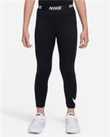Nike Dri-FIT Sport Kids Childrens Swoosh Girls Black Leggings Age 4 5 6 7