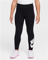 NEW Nike Swoosh Younger Kids Girls Black Cotton High Waist Leggings Age 4 5 6 7