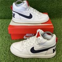 BNWB NIKE COURT BOROUGH MID White Boots Trainers UK SIZE 4.5 New!! (151)