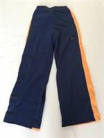 Nike Track Bottoms Girls Size XL L30 Lined Navy/Orange Y2K Tracksuit Bottoms New