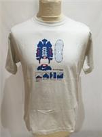 Nike Vintage T-Shirt Boys Size XL (164-176) Beige Crew Neck 2002 T-Shirt BNWT